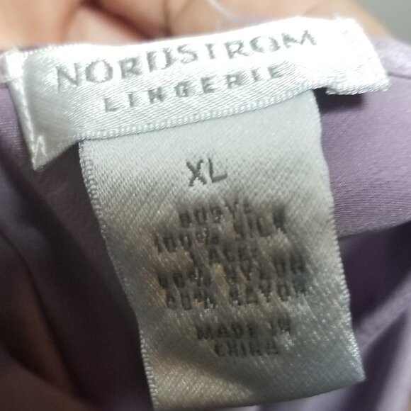 Nordstrom Purple and Black Lace Chemise - Picture 4 of 4